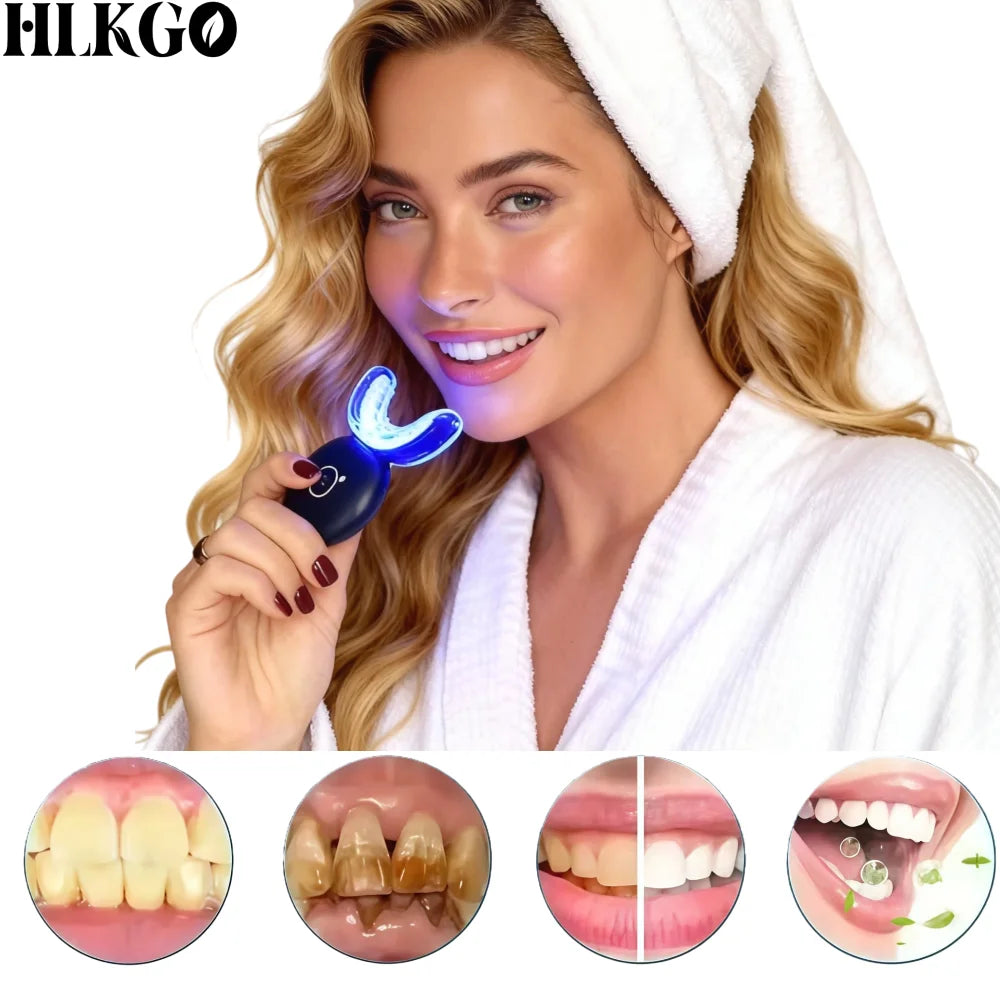 Red/Blue LED Light Therapy Device for Immediate Oral Relief of Tooth Pain, Gum Sensitivity & Swelling