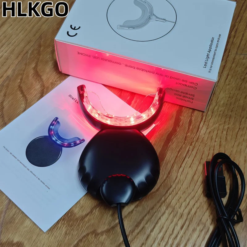 Red/Blue LED Light Therapy Device for Immediate Oral Relief of Tooth Pain, Gum Sensitivity & Swelling